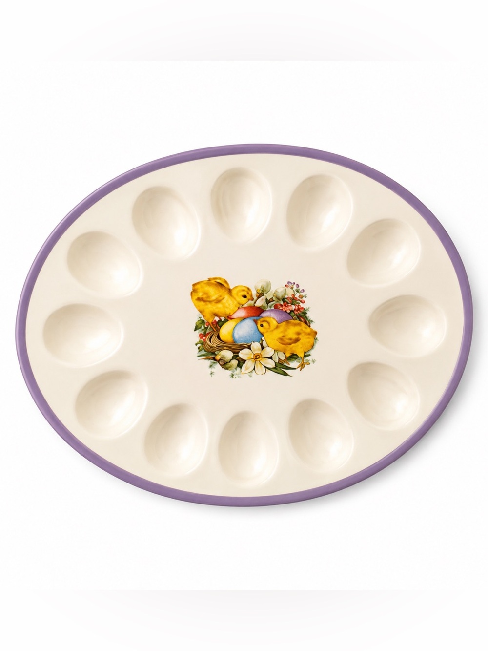 Ganz Vintage Baby Chicks Egg Plate 🐣